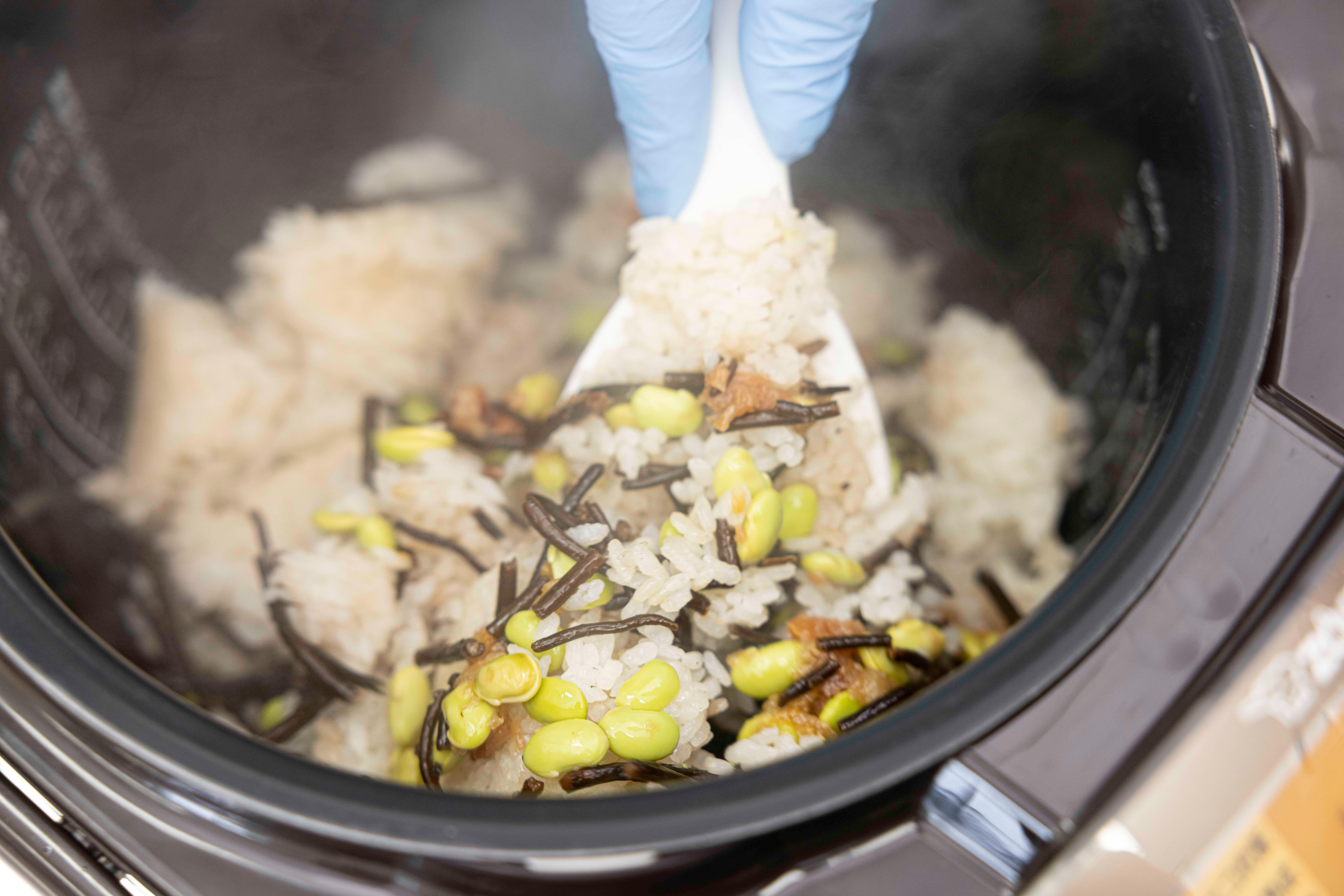農産物直売所で聞いた 食欲アップの枝豆ご飯 枝豆 梅 ひじき 一緒に炊き込むことで さっぱり具だくさん あたらしい日日 こんな時代のニューノーマルな暮らし方 食と農 生活情報をお届けします