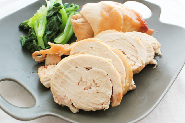 レンチン完結】鶏胸肉2枚を2重巻きでまぁるく成形♡「プックリ胸肉革命
