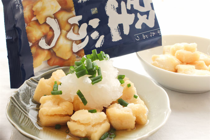 揚げ出し豆腐さま専用 亀田製菓公式】こ、これは…もはやザクザク系揚げ出し豆腐なので