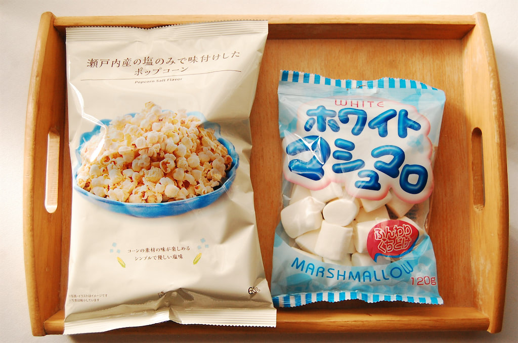温めたマシュマロとポップコーン和えたの!?「マシュマロポップコーン