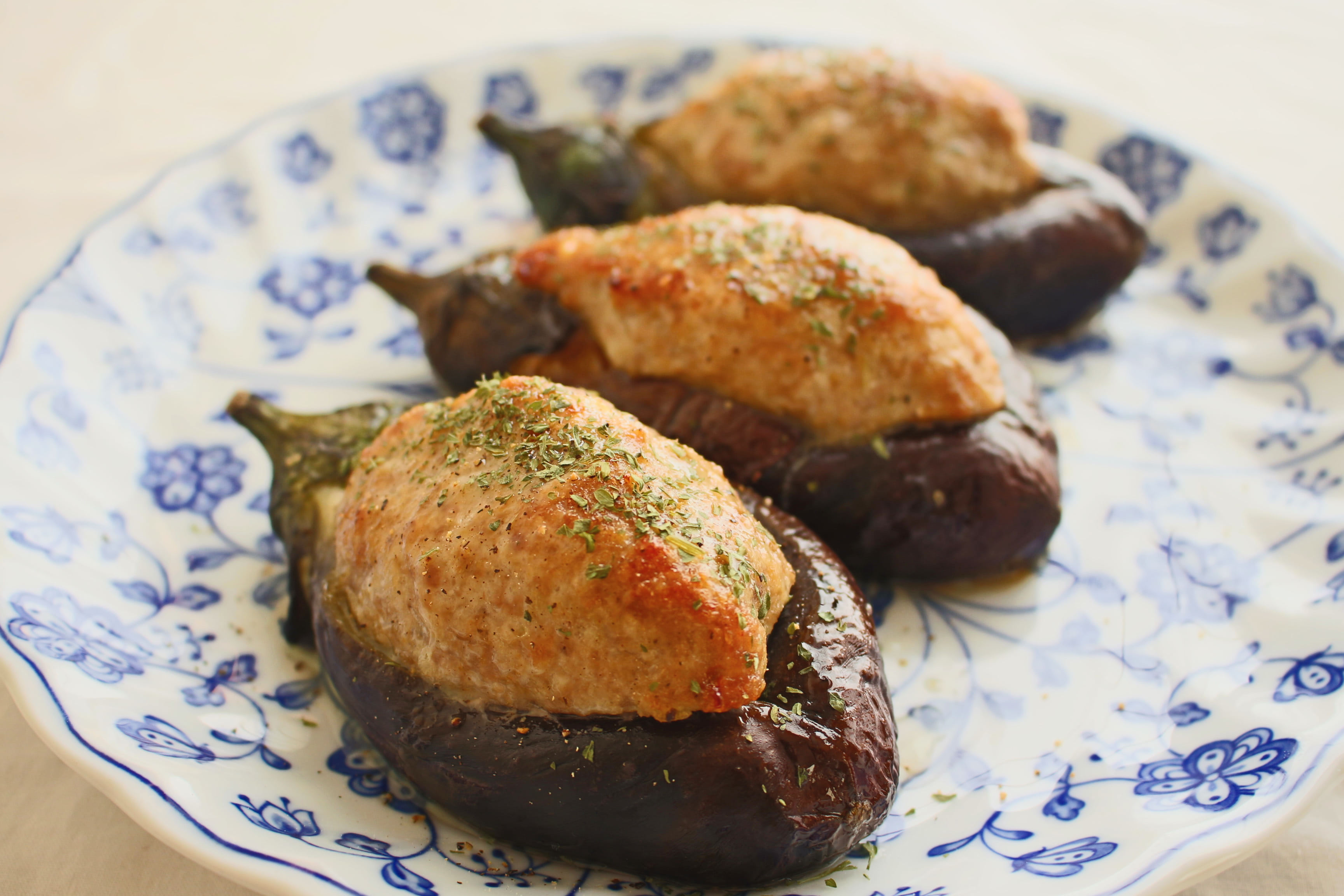 なす 肉 詰め