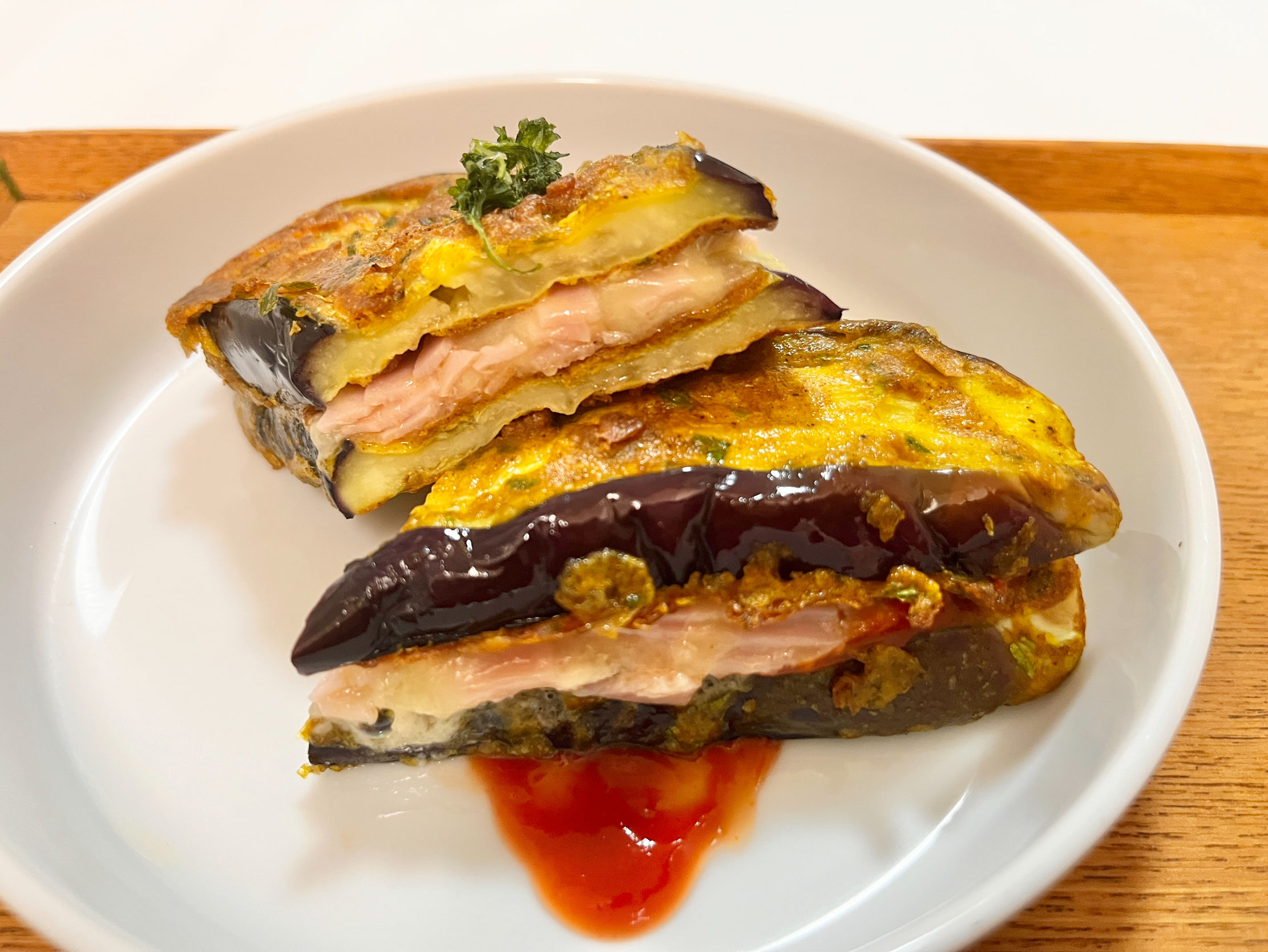 グランシェフの夏なす】ふっくら優しい味の茄子に濃厚チーズとハムの