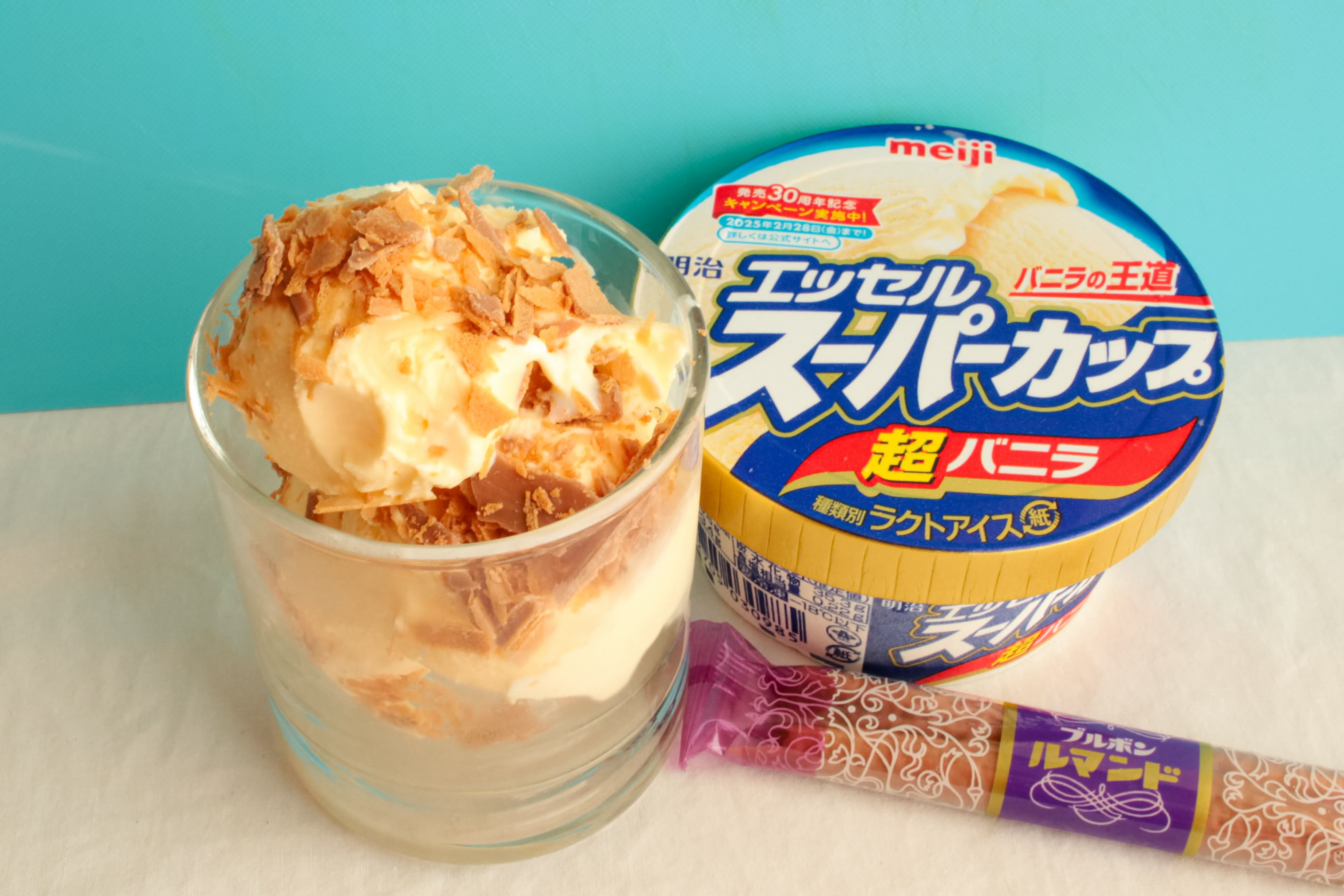 アイス の トッピング