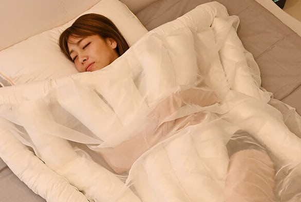眠れるうどん】って何だ!?Xで16万いいね！と話題の“寝具”「うどん