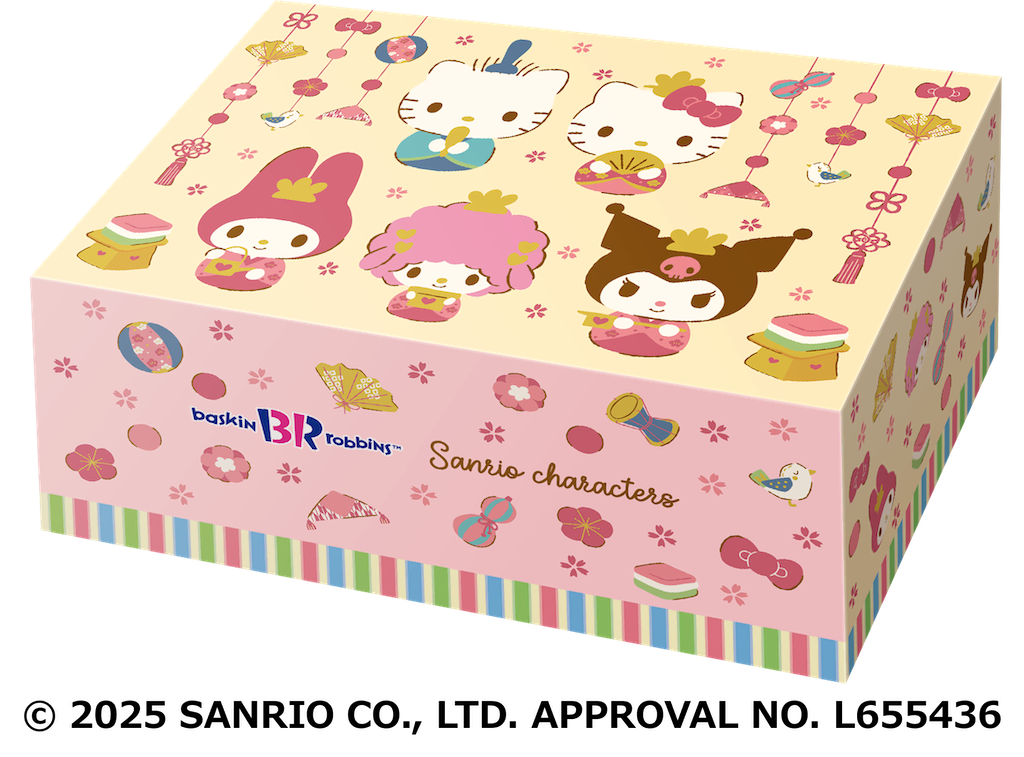 かわいすぎアイス】サーティワンから「サンリオキャラのひな壇飾り」が
