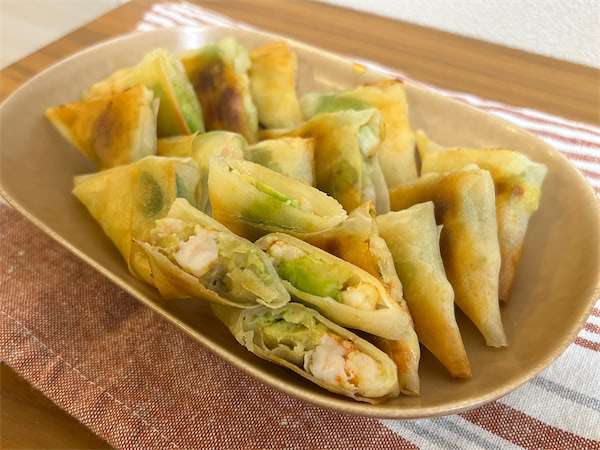 春巻き えびとアボカドの春巻き - YouTube