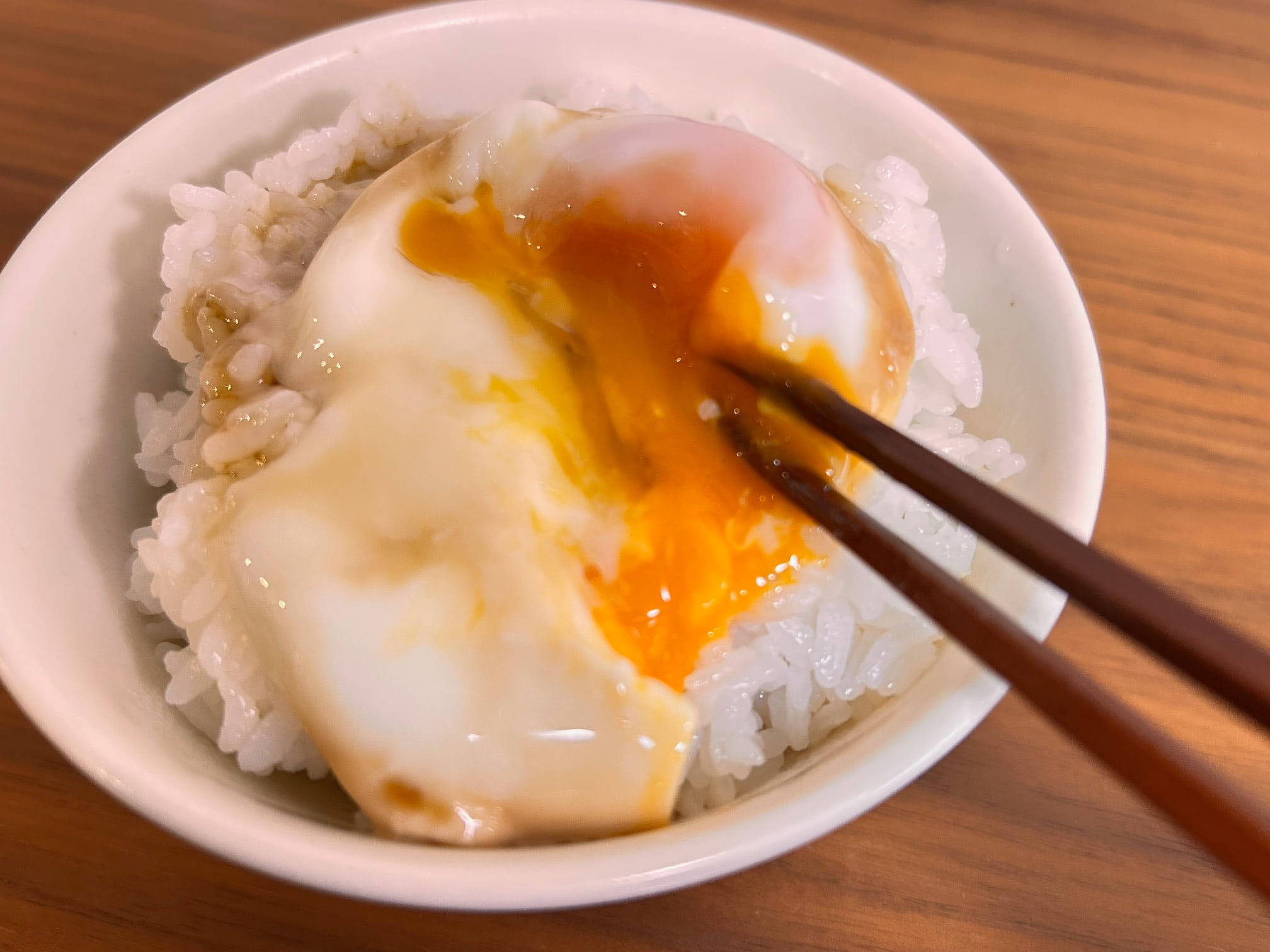 半熟 卵 レンジ