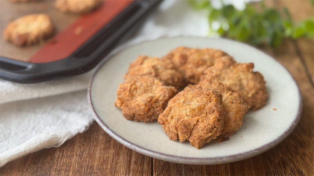 おからで化ける！】米粉クッキーがザックザク食感に♡パイン