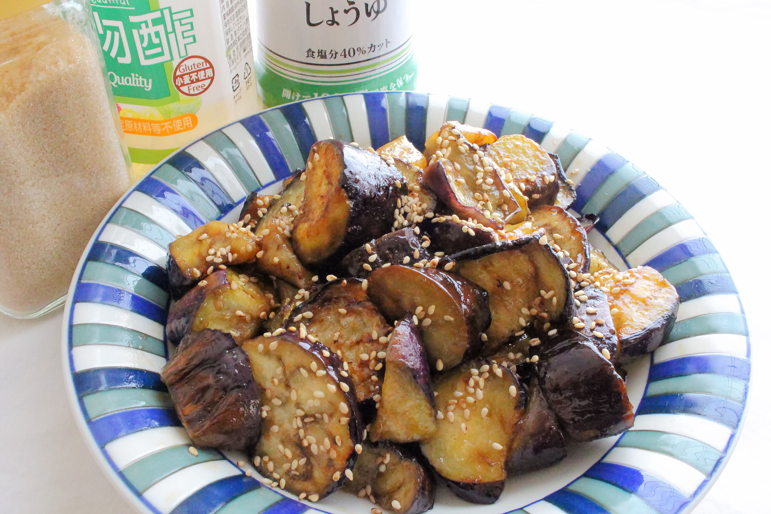 夏野菜1つの節約飯】なす×甘酢の無限系！片栗粉まぶしてタレの絡み抜群
