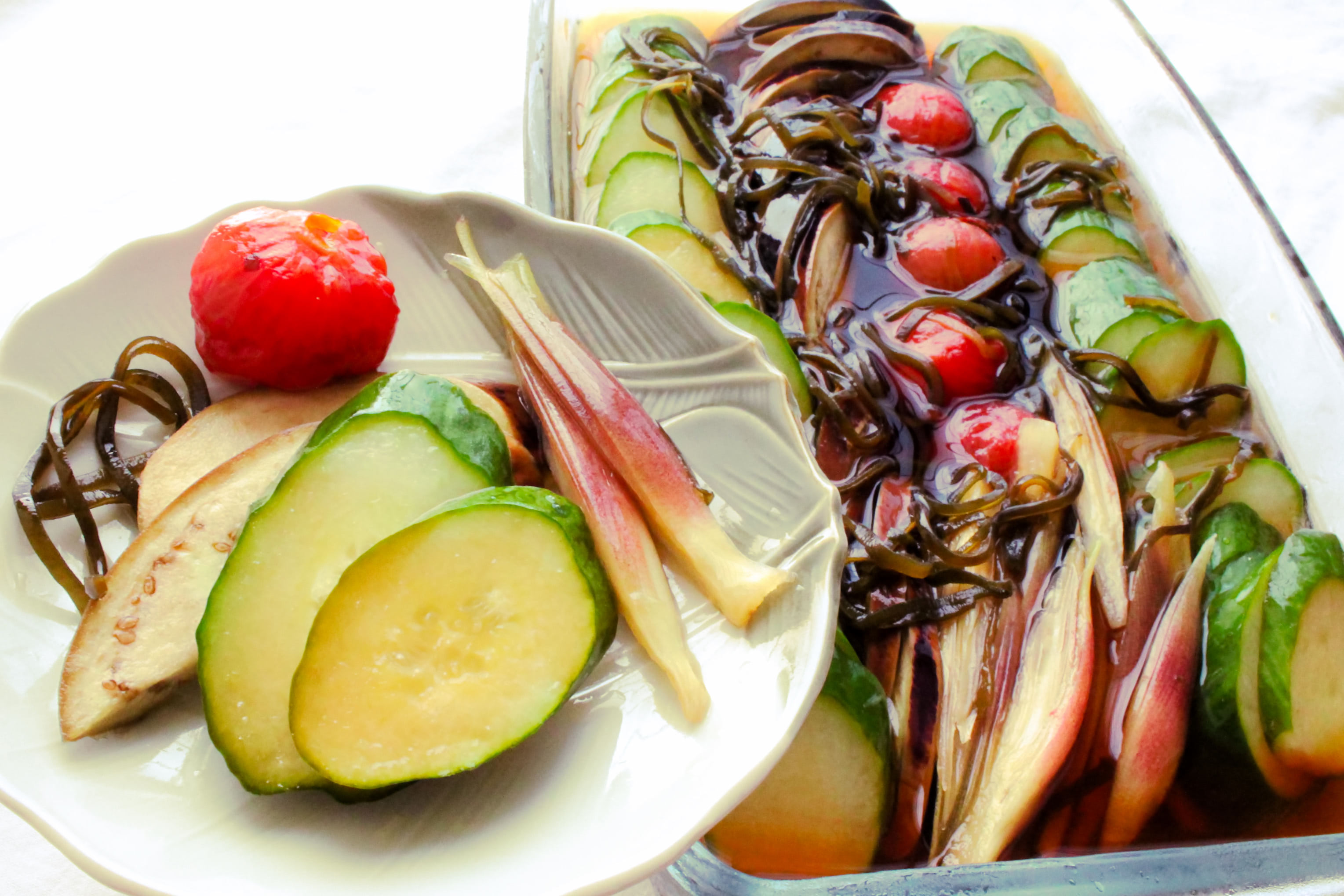 バリエ豊富な漬け物天国】残暑にうれしい旨みたっぷり「夏野菜漬け