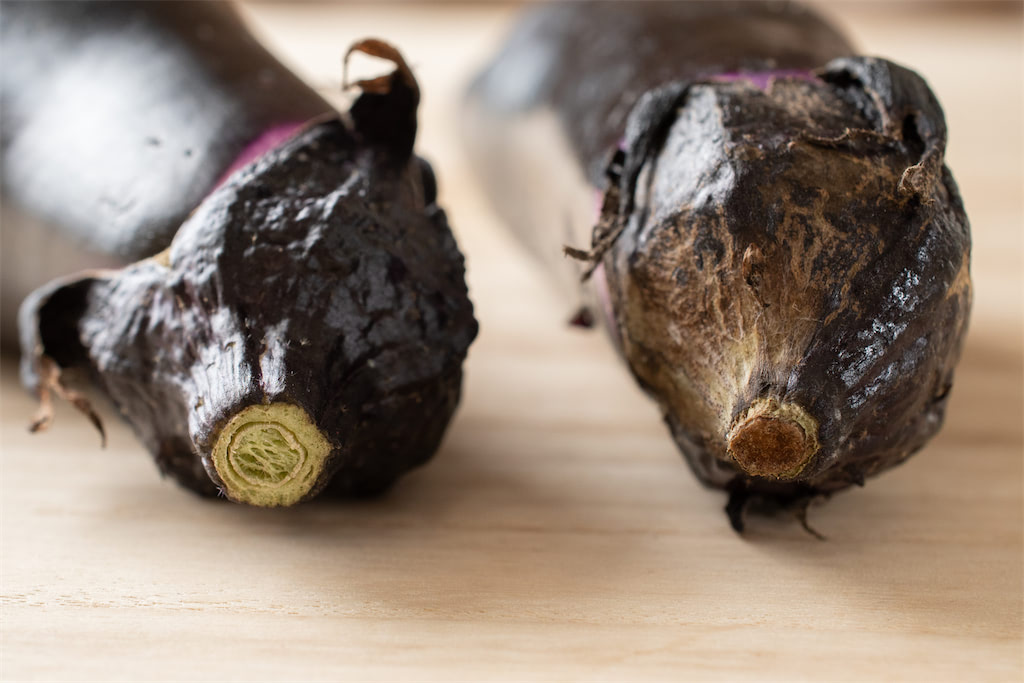 おいしいなすの選び方】農家直伝！皮つるつるで張りがいいプラス「ヘタ