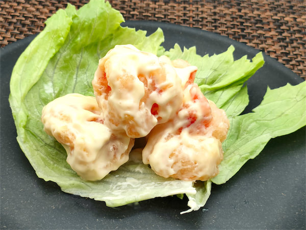 3段階格上げ”した「シン・海老マヨ」に挑戦♪少量のジンでソースがレべ