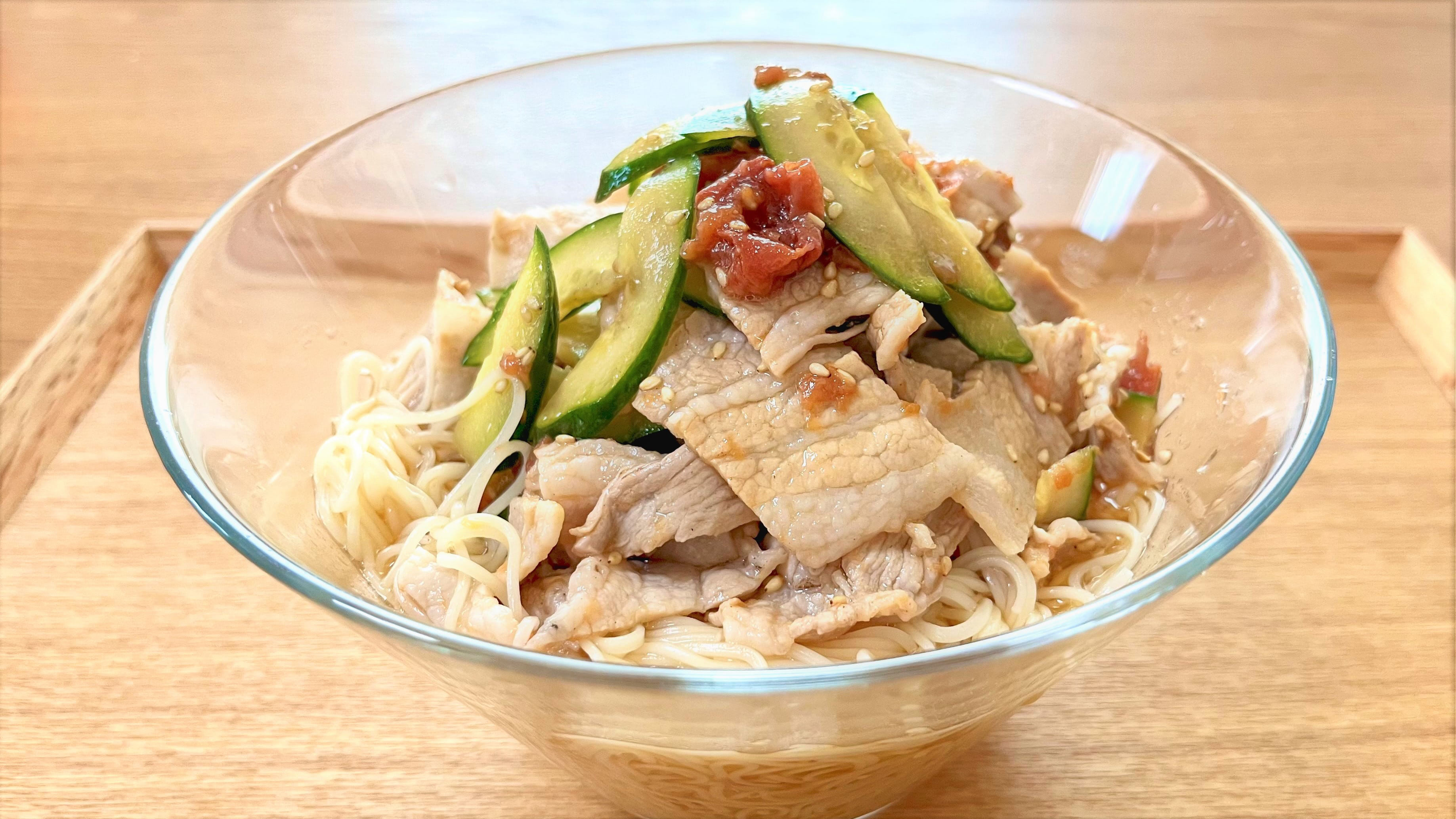 そうめん 豚 しゃぶ