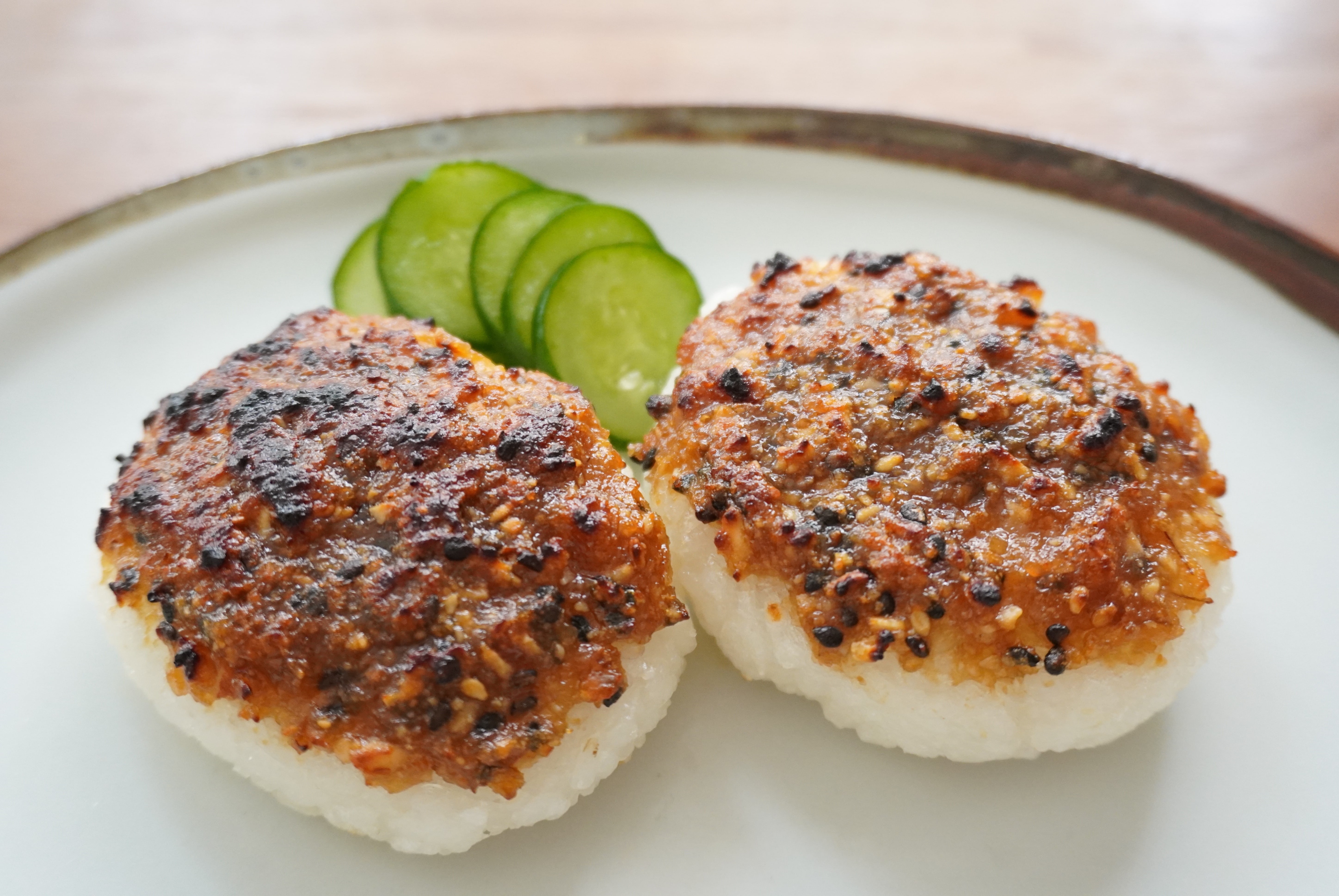 余ったご飯で「五平餅」作ってみた！潰して焼くだけ簡単♪もちもち