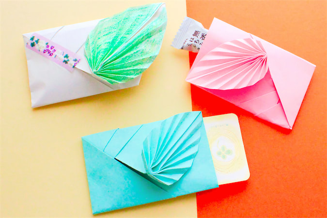 素敵♡コレ、紙1枚で作れます♪どこか懐かしい「アカシアの葉の封筒